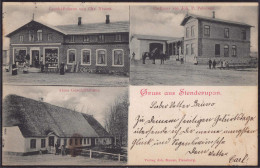 Gest. W-2381 Stenderupan Gasthaus Petersen Geschäftshaus Nissen 1901 - Schleswig