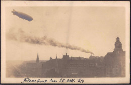 * W-2390 Flensburg Zeppelin über Dem Ort 1924 - Flensburg