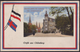 Gest. W-2900 Oldenburg Innerer Damm Lambertikirche, Feldpost 1918 - Oldenburg