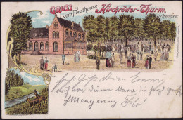 Gest. W-3000 Hannover Gasthaus Forsthaus Kirchröder Thurm 1897 - Hannover