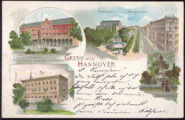 Gest. W-3000 Hannover Georgenstraße Realschule 1898 - Hannover
