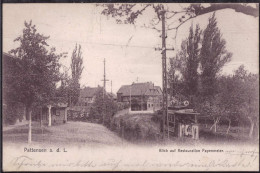 Gest. W-3017 Pattensen Gasthaus Papenmeier Straßenbahn, Soldatenpost 1905 - Hannover