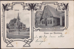 Gest. W-3062 Bückeburg Gasthaus Heinrich Bollhorst 1913 - Stadthagen