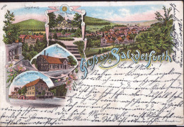 Gest. W-3202 Bad Salzderfurth Hotel Zum Kronprinz Logierhaus 1898 - Hildesheim