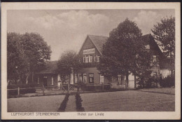 Gest. W-3260 Steinbergen Hotel Gasthaus Zur Linde 1937 - Rinteln