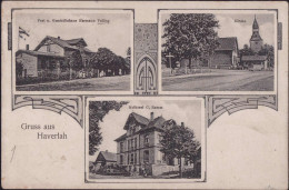 Gest. W-3324 Haverlah Geschäftshaus Volting Molkerei Ramm 1917, RS Abplatzungen - Salzgitter