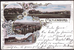 Gest. W-3411 Catlenburg Straßenpartie 1898 - Northeim