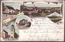 Gest. W-3549 Rhoden Schloß Gasthaus Köhler 19'898, Briefmarke Unsachgemäß Entfernt, Dort Dünne Stelle - Korbach