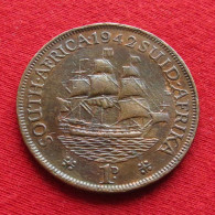 South Africa 1 Penny 1942 Without Star After Date   Africa Do Sul RSA Afrique Do Sud Afrika   W ºº - Sud Africa
