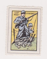 Vignette Militaire Delandre - 176ème Régiment D'infanterie - Military Heritage
