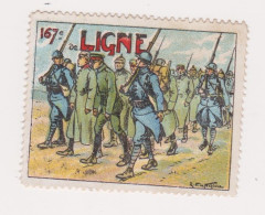 Vignette Militaire Delandre - 167ème Régiment D'infanterie - Vignettes Militaires