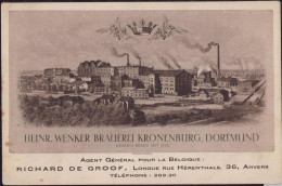 * W-4600 Dortmund Brauerei Heinrich Wenker Kronenburg - Dortmund