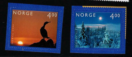 1999 Winter Night Michel NO 1335 - 1336 Stamp Number NO 1242 - 1243 Yvert Et Tellier NO 1289 - 1290 Xx MNH - Neufs