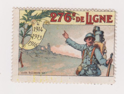 Vignette Militaire Delandre - 276ème Régiment D'infanterie - Vignette Militari