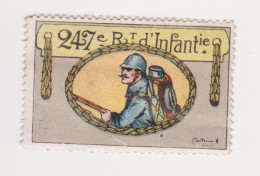 Vignette Militaire Delandre - 247ème Régiment D'infanterie - Militair