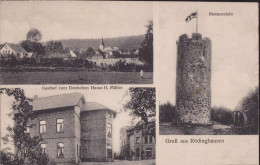 Gest. W-4986 Rödinghausen Gasthaus Zum Deutschen Hause, Feldpost 1918, EK 1cm - Buende