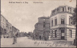 Gest. W-5202 Hennef Warthbrücke 1908 - Siegburg