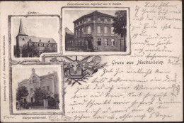 Delcampe - Gest. W-5309 Meckenheim Gasthaus Jägerhof 1908 - Bonn