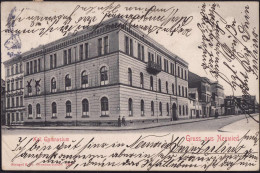 Gest. W-5450 Neuwied Gymnasium 1906 - Neuwied