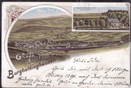 Gest. W-5910 Littfeld Burgholdinghausen Gasthaus Kolb 1898 - Kreuztal