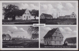 Gest. W-6084 Allmendfeld Neubauernhof RAD-Lager Gasthaus Dorfkrug 1938 - Gross-Gerau