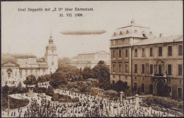 * W-6100 Darmstadt Zeppelin Z II über Der Stadt Am 31.7.1909 - Darmstadt
