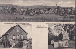 Gest. W-6126 Kirch-Brombach Gasthaus Branntweinbrennerei Leonhard Dölp 1931 - Erbach