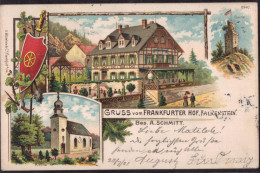 Gest. W-6240 Falkenstein Gasthaus Frankfurter Hof 1901 - Koenigstein