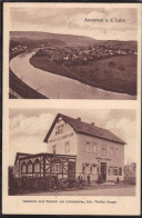 Gest. W-6256 Aumenau Gasthaus Zur Lahnbrücke 1929 - Limburg