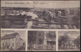 Gest. W-6259 Oberbrechen Gasthaus Zum Goldenen Grund 1911 - Limburg