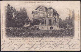 Gest. W-6380 Saalburg Gasthaus Cruciger 1902 - Bad Homburg