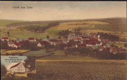 Gest. W-6438 Tann Gasthaus Zum Grünen Baum 1925 - Bad Hersfeld