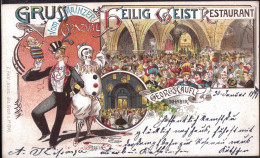 Gest. W-6500 Mainz Karneval Im Heilig Geist Restaurant1898 - Mainz