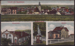 Gest. W-6521 Bechtheim Bahnhof Winzerkeller 1923 - Worms