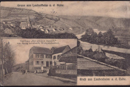 Gest. W-6531 Laubenheim Gasthaus Zur Schönen Aussicht , Feldpost 1916, Min. Best. - Bingen