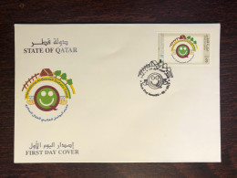 QATAR FDC COVER 2015 YEAR DIABETES HEALTH MEDICINE STAMPS - Qatar