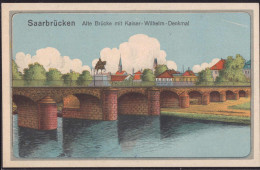 * W-6600 Saarbrücken Alte Brücke 1917 - Saarbrücken