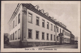 * W-6720 Speyer Hotel Wittelsbacher Hof - Speyer