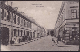 Gest. W-6728 Germersheim Königsstraße, Feldpost 1917 - Speyer