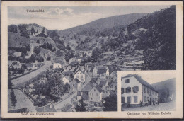 Gest. W-6731 Frankenstein Gasthaus Debold, Briefmarke Entfernt - Neustadt (Weinstr.)