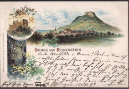 Gest. W-7972 Heubach Blick Zum Rosenstein 1898 - Schwaebisch Gmünd