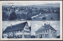 Gest. W-7171 Michelfeld Gasthaus Zum Adeler Rathaus 1932 - Schwaebisch Hall