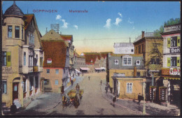 Gest. W-7320 Göppingen Marktstraße 1911, Briefmarke Entfernt - Goeppingen