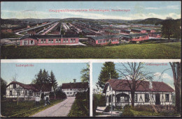 Gest. W-7420 Münsingen Ludwigshöhe Offizierspavillon 1912 - Münsingen