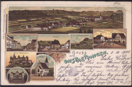 Gest. W-7470 Onstmettingen Gasthaus Traube Gasthaus Stich Hauptstraße Markt 1900, EK 3cm - Albstadt