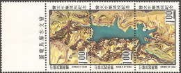 Taiwan China 1973 2 Values + 3-strip MNH Tsengwen Reservoir, Irrigation Of Chianan Area, Hydroelectric Power Station, - Géographie