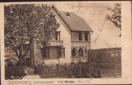 Gest. W-7542 Schömberg Villa Binder 1912 - Pforzheim