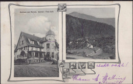 Gest. W-7562 Scheuern Gasthaus Zum Sternen 1908 - Gaggenau