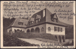 Gest. W-7563 Loffenau Gemeindehaus, Handgeschriebene Karte Des Architekten Des Hauses Werner Klatte Aus Artern 1916 - Gaggenau