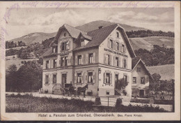 Gest. W-7591 Obersasbach Gasthaus Zum Neuen Erlenbad, Feldpost 1916 - Achern